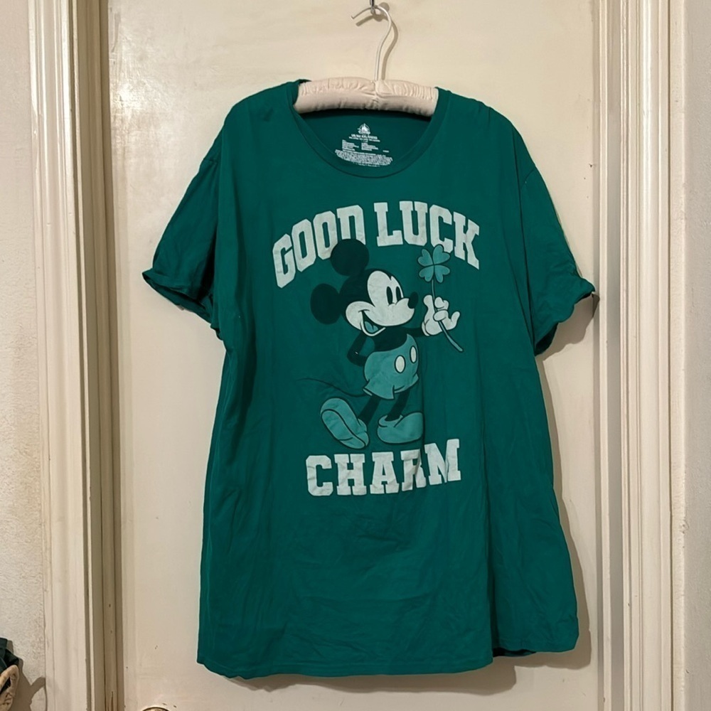 Walt Disney Good Luck Charm Mickey Mouse Shirt